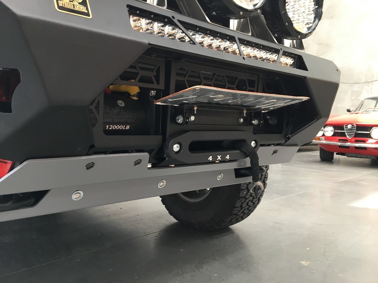 Offroad Animal Bull Bar Number Plate Flip Kit