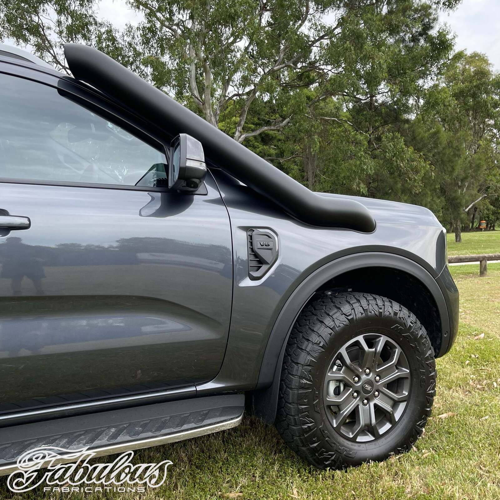 5 Inch Stainless Steel Snorkel Kit Ford Ranger Next Gen Fabulous Fabrications