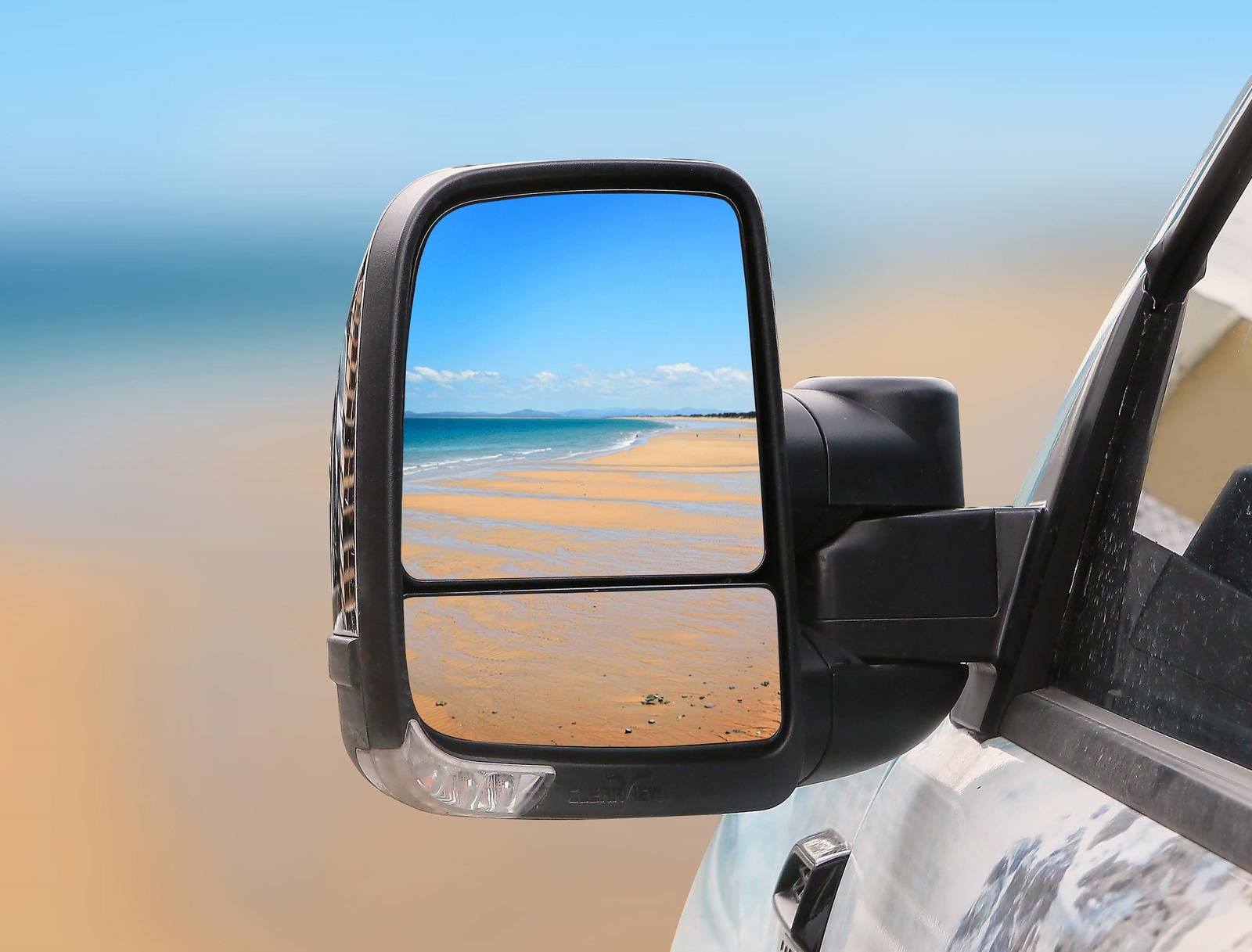 Clearview Next Generation Towing Mirrors, Toyota LandCruiser 100 Series