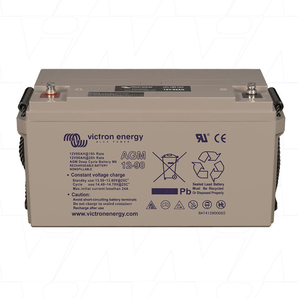 Gel Batterie 12V 90Ah Victron Deep Cycle