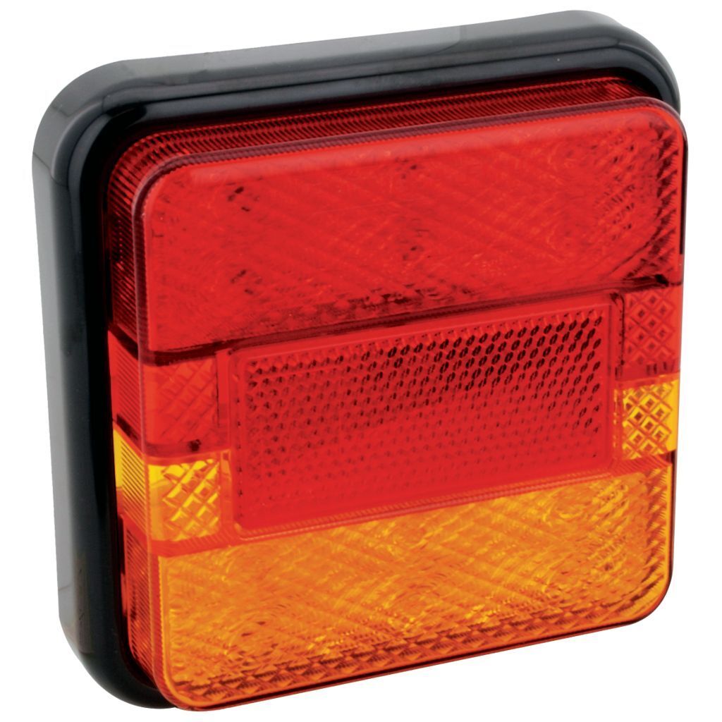 WAS Compact 60mm LED Rear Light – Round Stop/Tail/Indicator Lamp, 12V, Sealed, Made In Poland