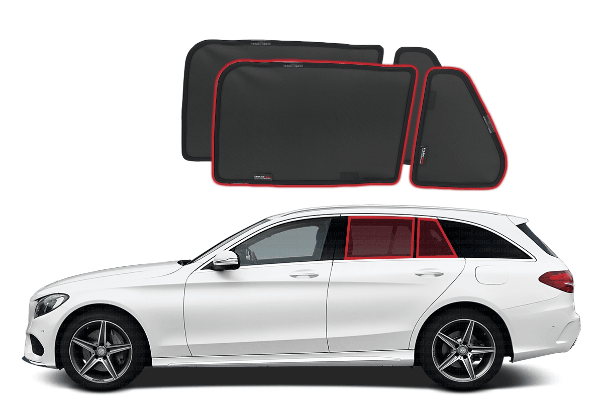 Mercedes benz on sale rear window shade