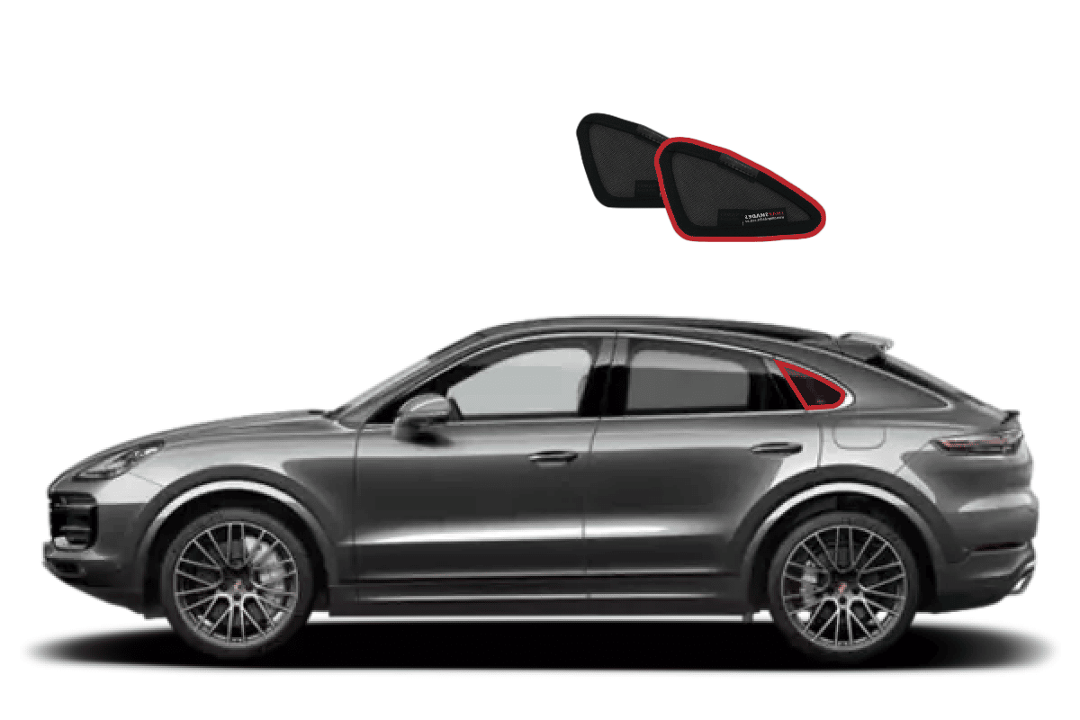 Porsche Cayenne Coupe Port Window Shades 9Y3 Coupe 2019 Present