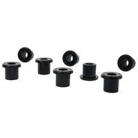 Whiteline Excludes V6 Rear Spring Eye Rear and Shackle Bushing Kit - Nissan Navara D22 4WD 1997-2015