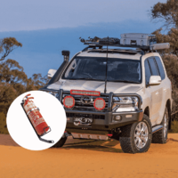 Kap Industries Fire Extinguisher Bracket - Suitable for Toyota Landcruiser 200 Series
