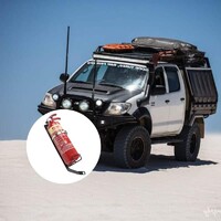 Kap Industries Fire Extinguisher Bracket - Suitable for Toyota Hilux 2005-2015  N70