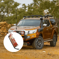 Kap Industries Fire Extinguisher Bracket - Nissan Navara NP300, D40, D23