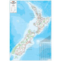 New Zealand (Aotearoa) Wall Map