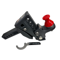 CURT Rebellion XD ShockDrop Ball Mount with Cruisemaster Hitch Pin Combo Kit