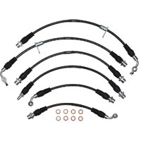 APC Core Braided Brake Hose Kit - Suits Toyota Landcruiser HDJ100 