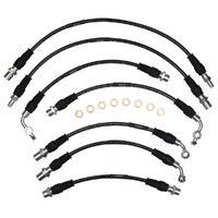 APC Core Braided Brake Hose Kit - Suits Toyota Landcruiser FZJ80,HZJ80 1/1990 ON