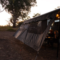 Tiegear Shield Awning Privacy Screen - Available in Various Widths from 2.13m to 6.1m - Pre-Order for July Dispatch
