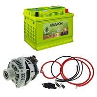 Jaylec & Amaron Power Up Package - Upgraded 130A Alternator, Wiring and Amaron Battery - Mazda BT-50 9/2020-on