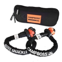Campboss 4x4 Boss Shackle Kit - Two Soft Shackles + Storage Bag