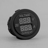 Stedi Dual Display 4X4 Volt Amp Meter Gauge Monitor - Flush Mount