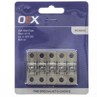 OEX Midi Fuse, 23A Bolt On - Pack of 10