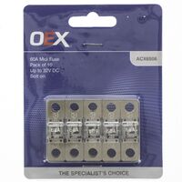 OEX Midi Fuse, 60A Bolt On - Pack of 10