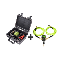 Oricom AIR30 Portable Air Compressor Kit with Heavy Duty Case + Twin Tyre Inflator/Deflator Combo