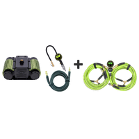 Oricom AIR40 Twin Cylinder Air Compressor & Inflation Kit + 4 Tyre Inflator/Deflator Combo