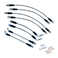 All Terrain Industries Extended Braided Brake Line Kit - Suits Toyota Landcruiser 76/78/79 Series