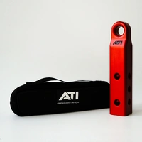 All Terrain Industries Extended Alloy Recovery Hitch - Red