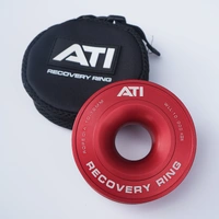 All Terrain Industries 10,000kg Alloy Recovery Ring - Red