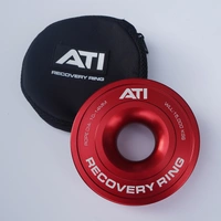 All Terrain Industries Alloy Recovery Ring - 15,000KG - Red