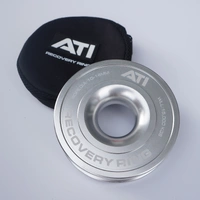 All Terrain Industries 15,000kg Alloy Recovery Ring - Silver