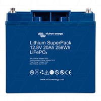 12V 20Ah LiFePO4 SuperPack Rechargeable Battery with Integrated BMS and Safety Switch BAT512020705