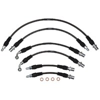 APC Core Braided Brake Hose Kit - Suits Toyota Landcruiser FZJ70 ,FZJ75, 1/1990 ON