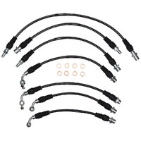 APC Core Braided Brake Hose Kit - Suits Toyota Landcruiser FZJ78,FZJ79 8/1999 ON- HDJ79,HDJ80 HZJ78,HZJ79