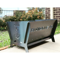 BushSkinz 4X4 Portable Steel Fire Pit