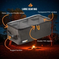 CampBoss Large Clear Top Gear Bag