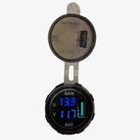 Lightforce Dual Voltmeter with 3.0Ah USB Fast Charger