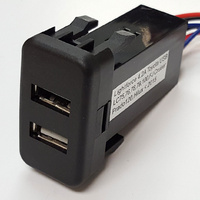 USB Outlet x 2, 417x35mm suits Toyota