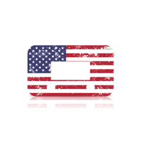 EVC Faceplate USA Flag - Grunge
