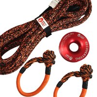 Carbon 4m 14000kg Bridle Rope, 2 x Soft Shackle, Recovery Ring Combo Deal