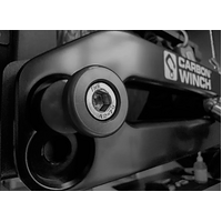 Carbon Offroad Winch Hook Utility Mount - Black