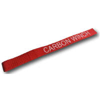 Carbon Winch Nylon Hook Strap with Logo