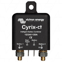 12/24V-120A Intelligent Battery Channel Combiner CYR010120110R Kitted with Cables, Lugs & Ties