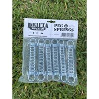 Drifta Stockton Guy Rope Peg Springs - 6 Pack