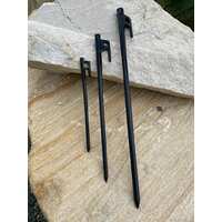 Drifta Stockton Solid Stake Black Iron Pegs
