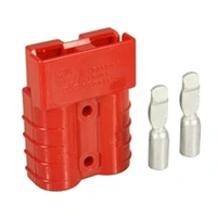 Genuine 50A RED Anderson Plug Connector with 6AWG Contacts