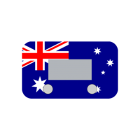 Australian Flag Faceplate for iDRIVE/EVC Throttle Controller
