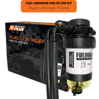 Direction Plus Fuel Manager Pre-Filter Kit - Suits Toyota Landcruiser 76/78/79 Series 2012-2017