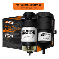 Direction Plus Fuel Manager Pre-Filter + Catch Can Kit - Suits Toyota Landcruiser 200 Series 4.5L V8 Diesel 2007-2022