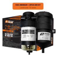 Direction Plus Fuel Manager Pre-Filter + Catch Can Kit - Suits Toyota Landcruiser 76/78/79 Series 2012-2017