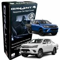 Neoprene Car Seat Covers - Suits Toyota Hilux 2015-2019