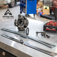 Adventure Corp Nissan GU Patrol - Bolt-In Front Mount Intercooler Brackets