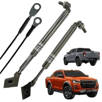 Grunt 4x4 Stainless Steel Tailgate Strut Assist System EZI-UP/DOWN - Isuzu D-Max 2020-2024